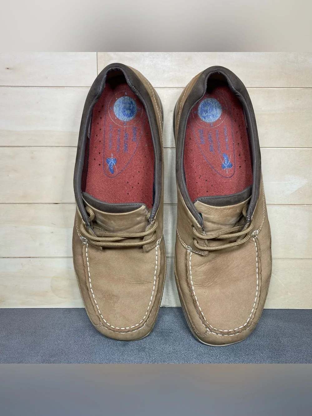 Dunham Captain Brown Leather Men's Size 10.5 D Shoes